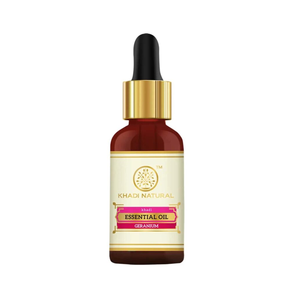 Khadi Natural Geranium Essential Oil (15ml) - Khadi Natural