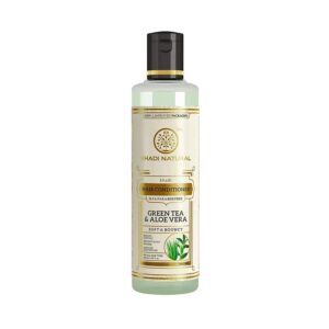 Khadi Natural Green Tea Aloe Vera Hair Conditioner (210ml) - Khadi Natural
