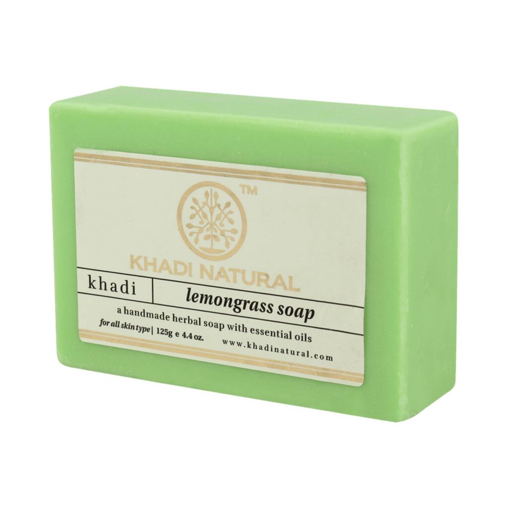 Khadi Natural Lemongrass Soap (125g) - Khadi Natural