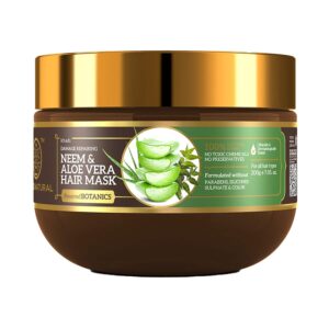 Khadi Natural Neem & Aloe Vera Hair Mask With Almond Oil & Coconut Oil (200g) - Khadi Natural