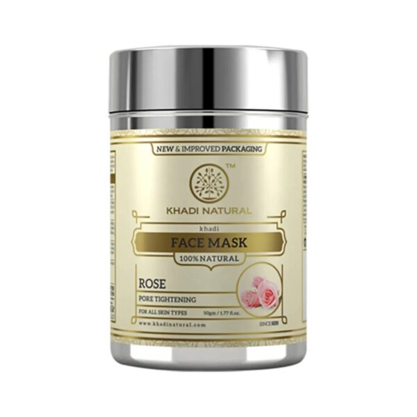 Khadi Natural Rose Face Mask (50g) - Khadi Natural
