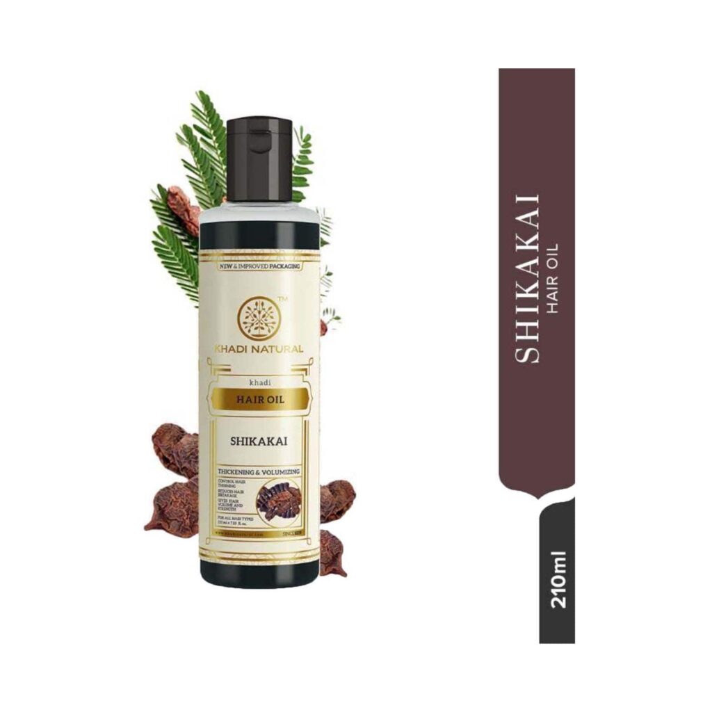 Khadi Natural Shikakai Hair Oil (210 ml) - Khadi Natural