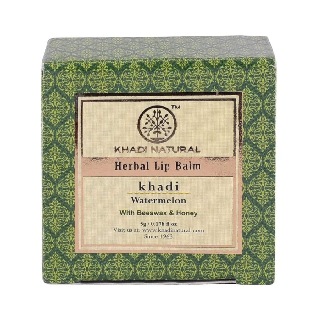 Khadi Natural Watermelon Lip Balm (5g) - Khadi Natural