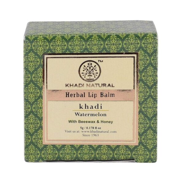 Khadi Natural Watermelon Lip Balm (5g) - Khadi Natural