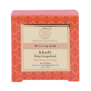 Khadi Natural Wine Grapefruit Lip Balm (5g) - Khadi Natural