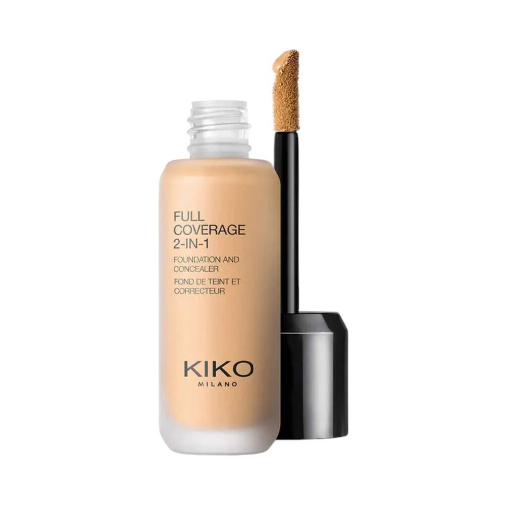KIKO Milano Full Coverage 2-In-1 Foundation & Concealer - N40 Neutral (25 ml) - KIKO Milano
