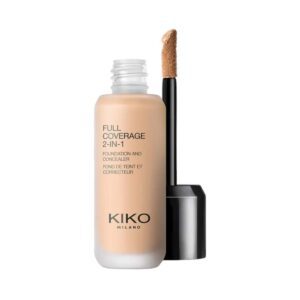 KIKO Milano Full Coverage 2-In-1 Foundation & Concealer - WB30 Warm Beige (25 ml) - KIKO Milano