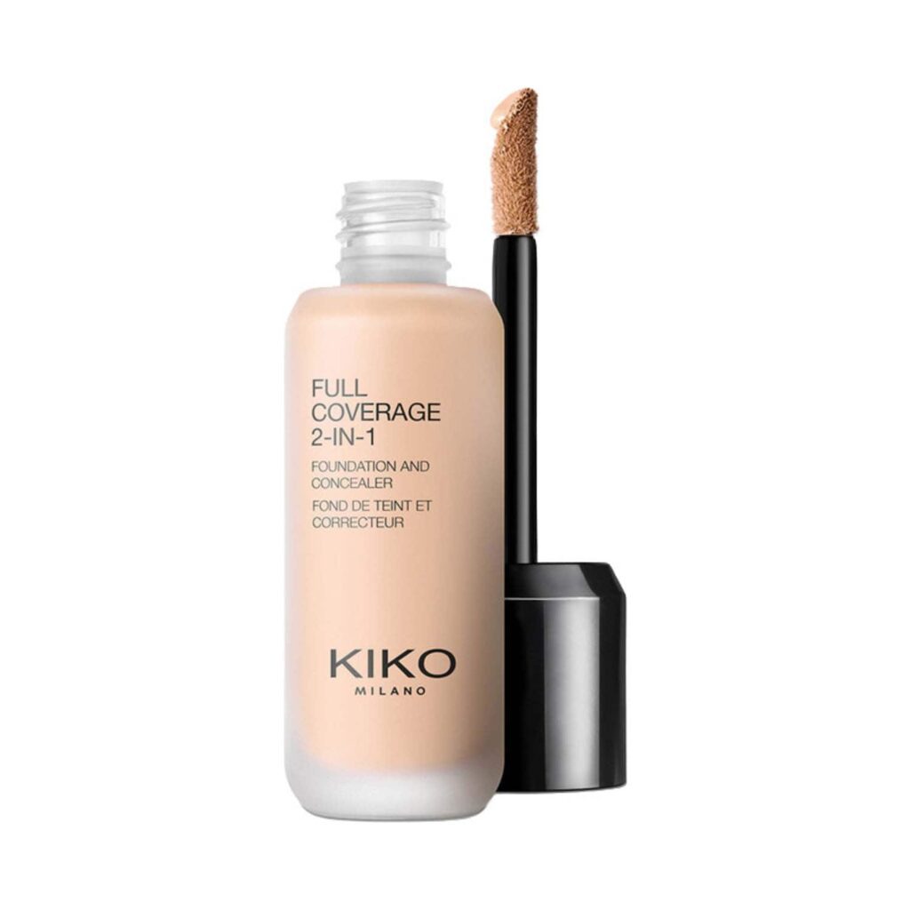 KIKO Milano Full Coverage 2-In-1 Foundation & Concealer - WR15 Warm Rose (25 ml) - KIKO Milano