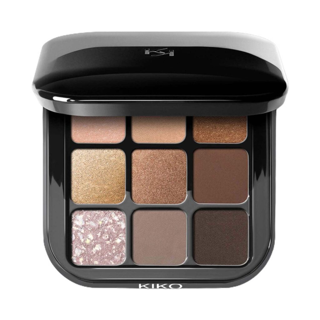 KIKO Milano Glamour Multi Finish Eyeshadow Palette - 01 Earth Tones (2.5 g) - KIKO Milano