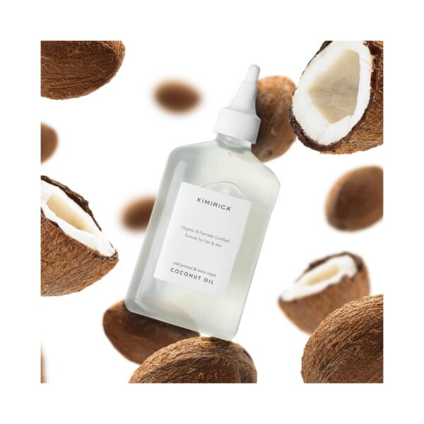 Kimirica 100% Pure Cold Pressed Coconut Oil for Hair & Skin Moisturizing & Nourishing (270 ml) - Kimirica