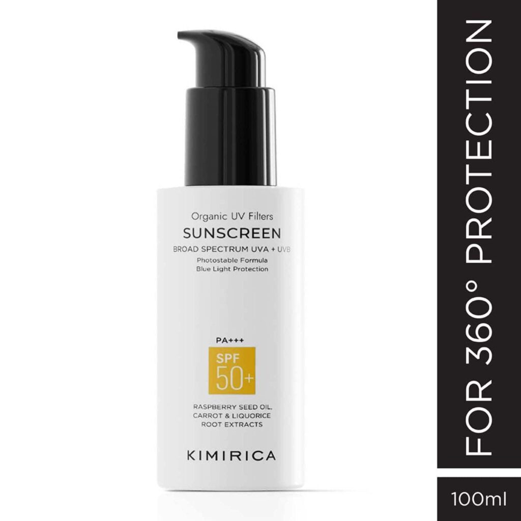 Kimirica Multi Protection Sunscreen SPF 50 PA+++ for UVA/B Protection (100 ml) - Kimirica