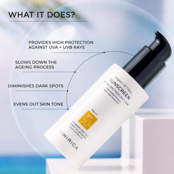 Kimirica Multi Protection Sunscreen SPF 50 PA+++ for UVA/B Protection (100 ml) - Kimirica