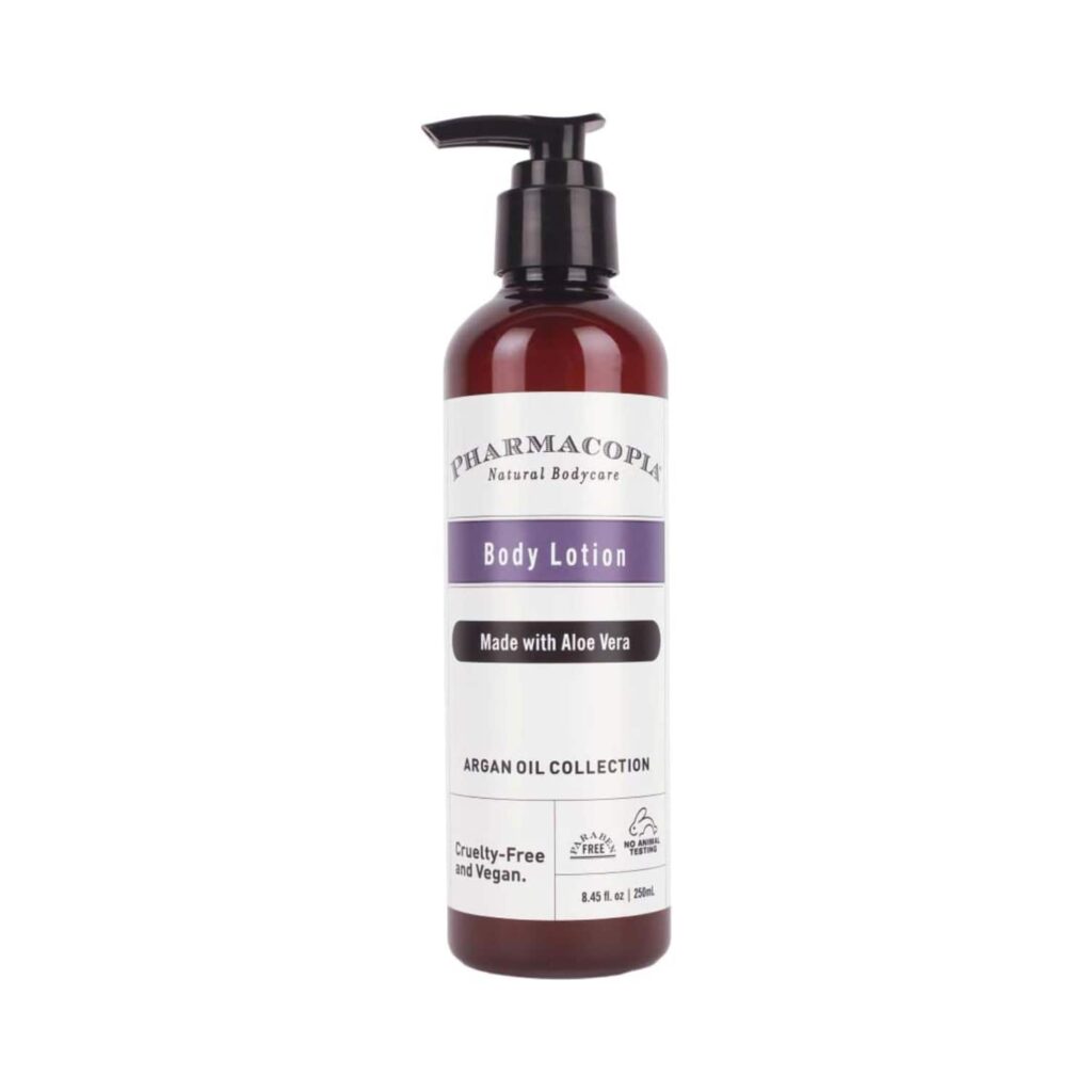 Kimirica Pharmacopia Argan Oil & Aloe Vera Organic Body Lotion Moisturizer for Dry Skin (250 ml) - Kimirica