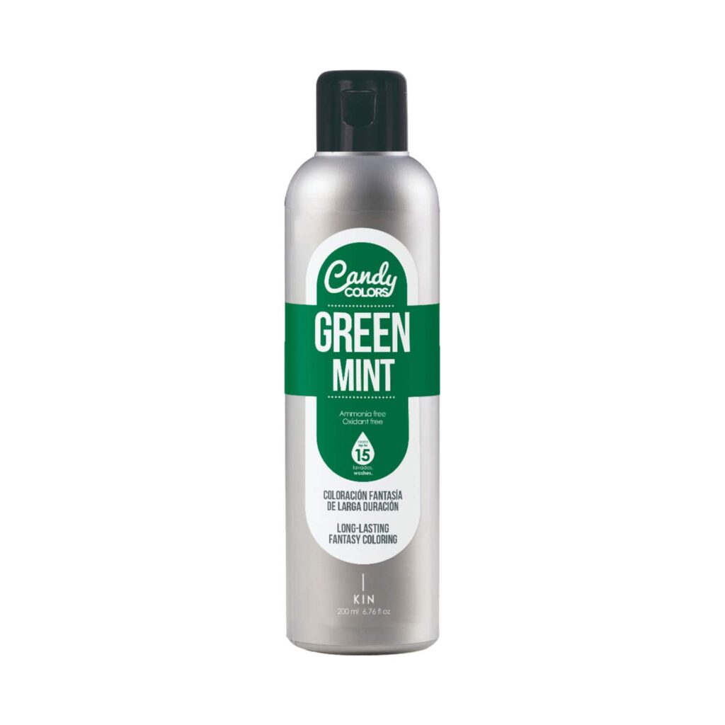 Kin Cosmetics Candy Colors Hair Color - Green Mint (200ml) - Kin Cosmetics