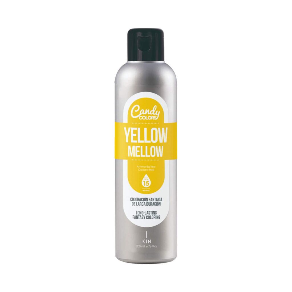 Kin Cosmetics Candy Colors Hair Color - Yellow Mellow (200ml) - Kin Cosmetics