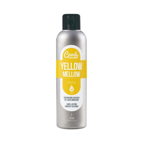Kin Cosmetics Candy Colors Hair Color - Yellow Mellow (200ml) - Kin Cosmetics