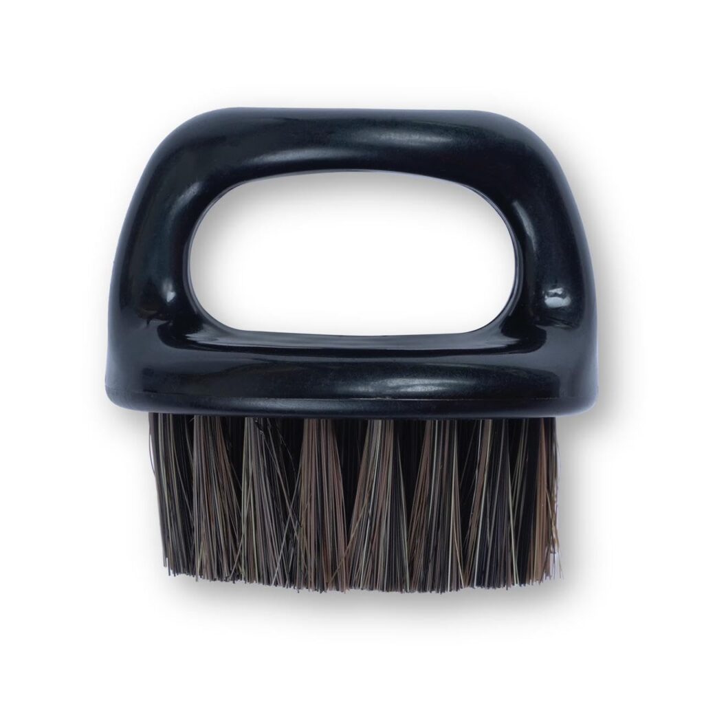 KIRA Beard Brushes for Men, Round Shape Beard Brush Soft Bristle Mustache Brush Plastic Handle Beard Sweep Brushes for Men Beard Styling