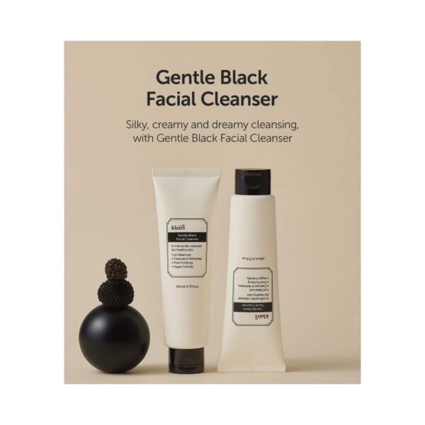 Klairs Gentle Black Facial Cleanser (140ml) - Klairs