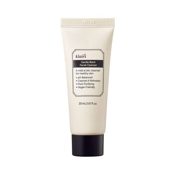Klairs Gentle Black Facial Cleanser (20ml) - Klairs