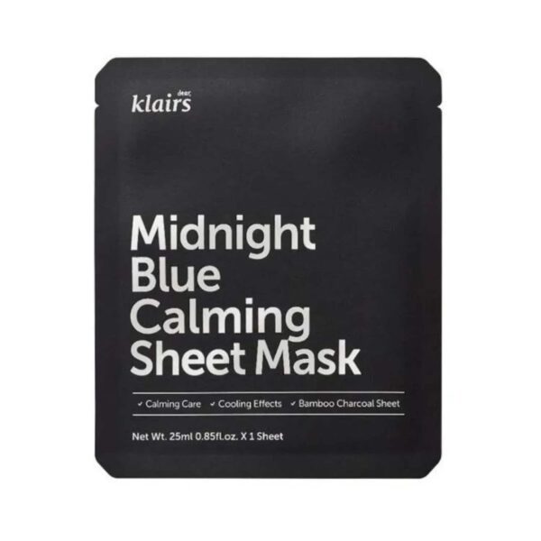 Klairs Midnight Blue Calming Sheet Mask - (25ml) - Klairs