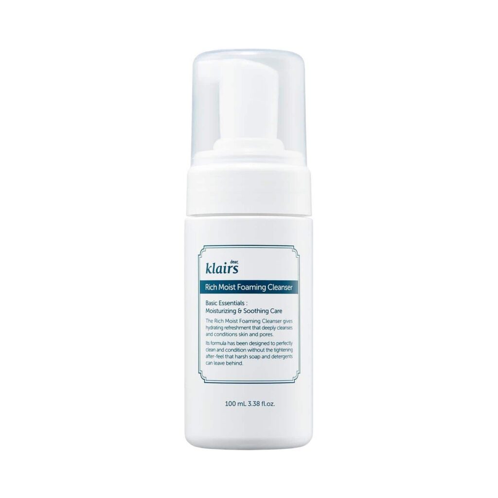 Klairs Rich Moist Foaming Cleanser (100ml) - Klairs