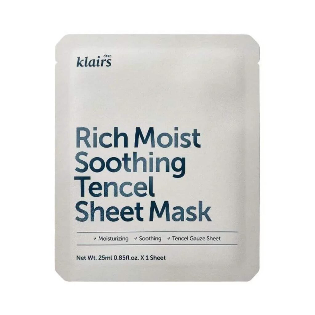 Klairs Rich Moist Soothing Tencel Sheet Mask - (25ml) - Klairs