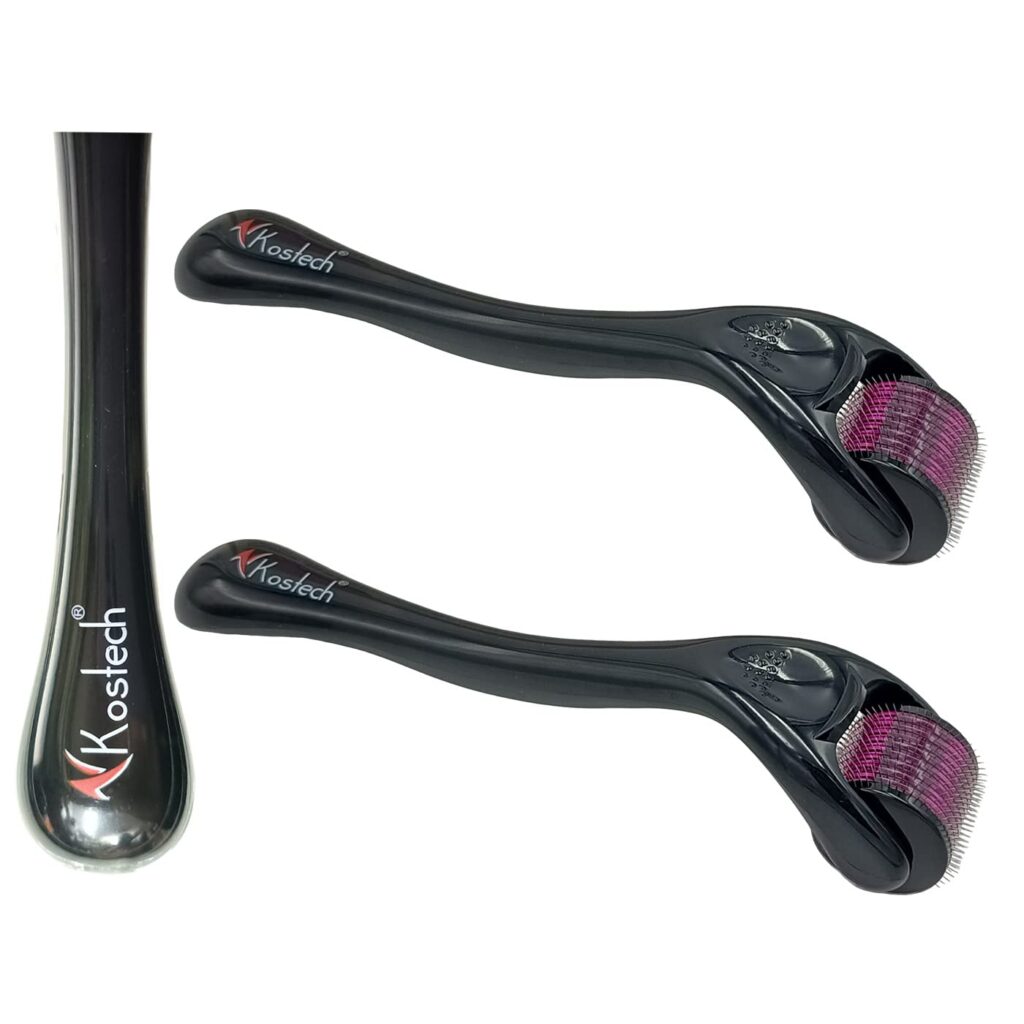 Kostech Derma Roller (KDR) With 540 Titanium Alloy Needles (1.0 Mm) Pack Of 2