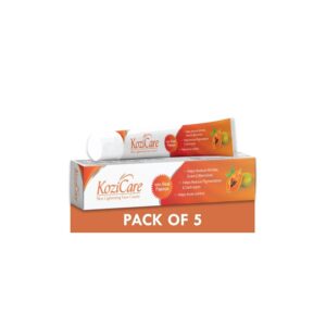 Kozicare Cream Papaya Skin Lightening | Kojic Acid Pigmentation Removal Cream | Niacinamide Face Cream for Glowing Skin | Non-Greasy & Lightweight | Suitable for All Skin Type -...