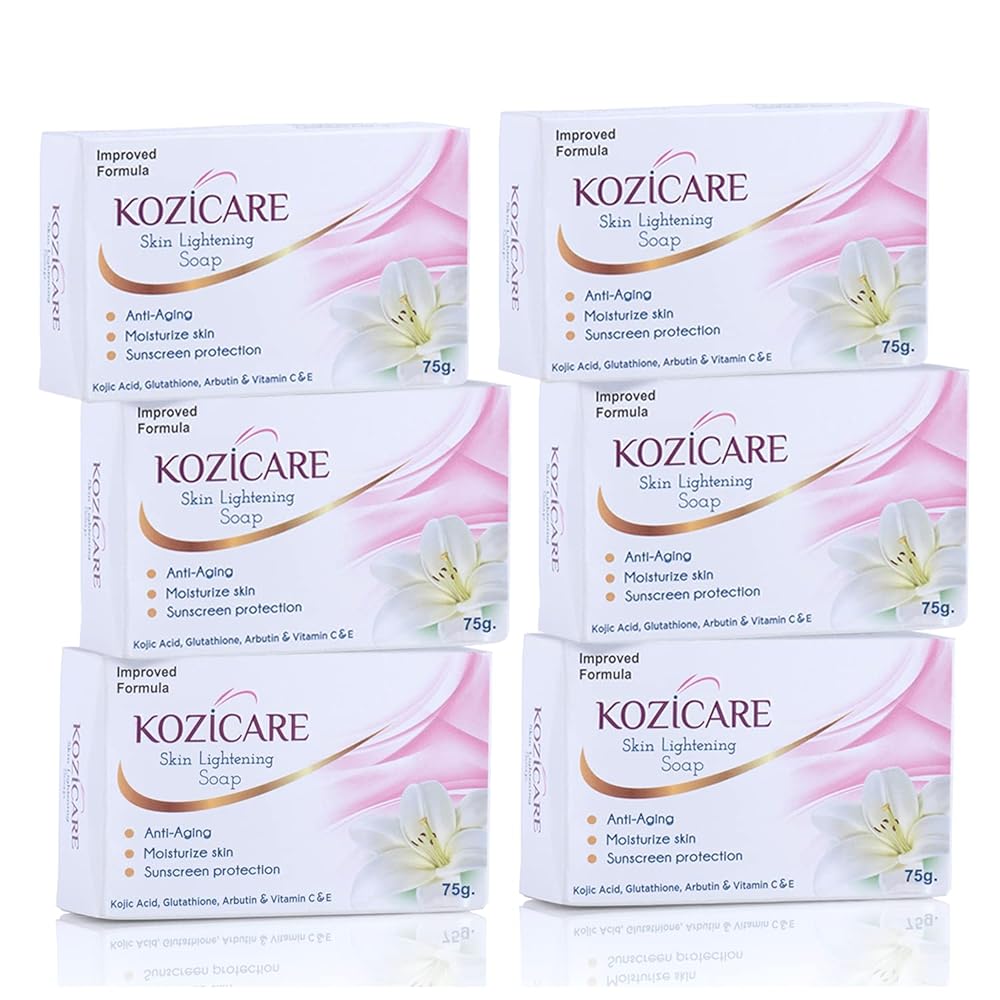Kozicare Kojic Acid Soap & Glutathione Soap | Bathing Soaps | Bath Soap for Men & Women | Body Tan Removal Soap | Remove Dark Spots & Hyperpigmentation | For Glowing Skin |...