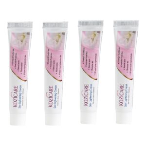 Kozicare Skin Lightening Non-Sticky Cream Lotion | Enriched with 3% Kojic Acid, 1% Alpha Arbutin, 1% Glutathione, 2% Niacinamide, 2% Vitamin C | Best for Melasma, Pigmentation,...