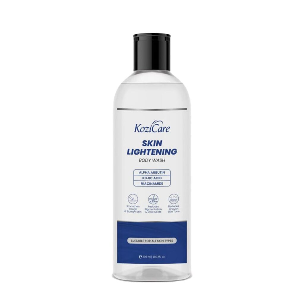 Kozicare Soap Skin Lightening Body Wash Gel | Alpha Arbutin, Niacinamide & Kojic Acid Body Wash | Helps Reduces Pigmentation, Dark Spots & Uneven Skin Tone | Body Wash for Men &...