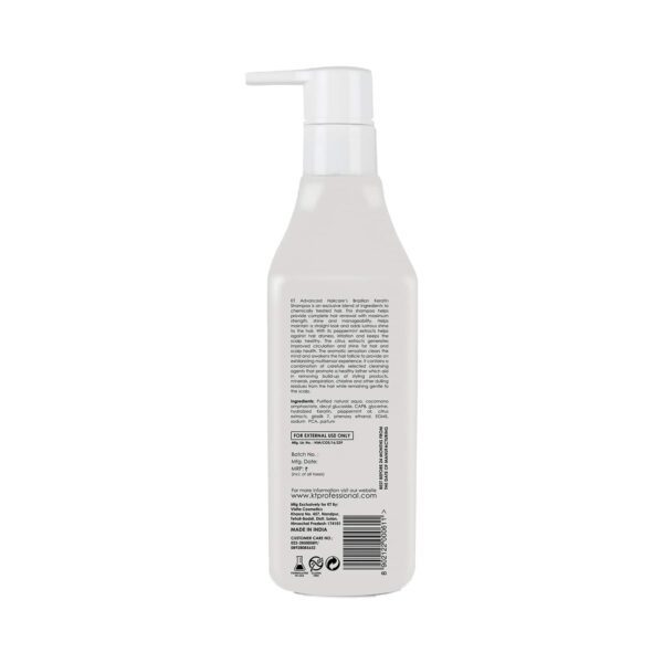 KT Professional Advanced Hair Care Brazilian Keratin shampoo & Conditioner (250 ml) (Pack of 2) Combo - KT Professional