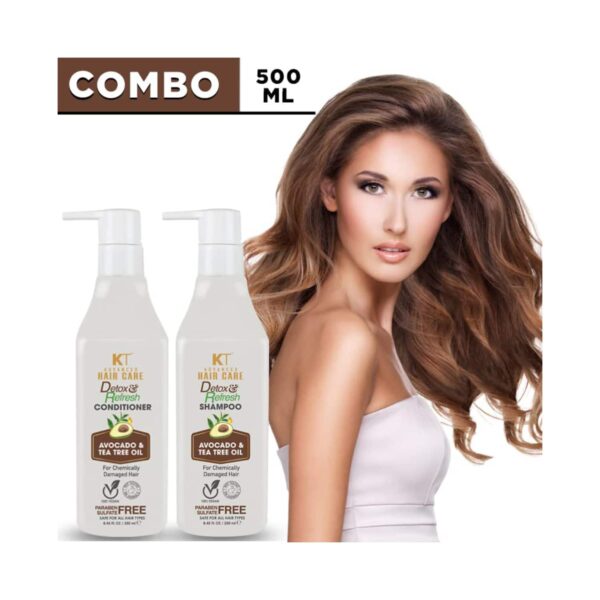 KT Professional Advanced Hair Care Detox & Refresh Conditioner Combo (2Pcs) - KT Professional