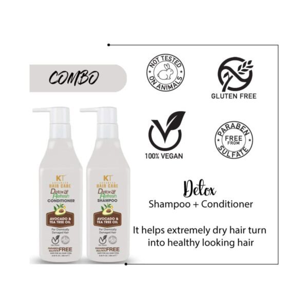 KT Professional Advanced Hair Care Detox & Refresh Conditioner Combo (2Pcs) - KT Professional