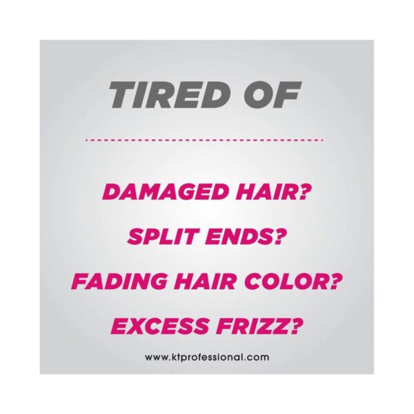 KT Professional Keratin Gloss Damage Repair & Split End Control Conditioner (250ml) - KT Professional