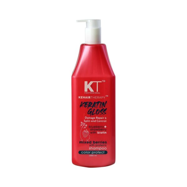 KT Professional Keratin Gloss Damage Repair & Split End Control Hair Conditioner (1000ml) - KT Professional
