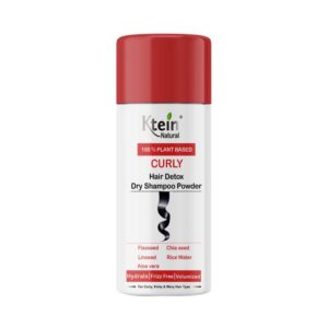 Ktein Natural 100% Plant Based Hair Detox Dry Shampoo Powder for Curly Hair (25 g) - Ktein