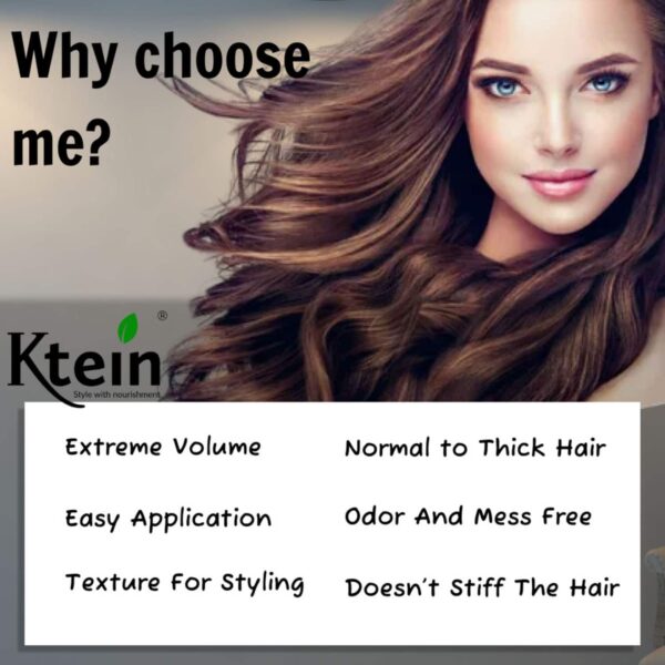 Ktein Natural 100% Plant Based Volumizing, and Texturing Hair Detox Dry Shampoo Powder (25 g) - Ktein