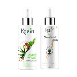 Ktein Natural Keratin Hair Spray And Natural Hair Heat Protection Spray - (2Pcs) - Ktein