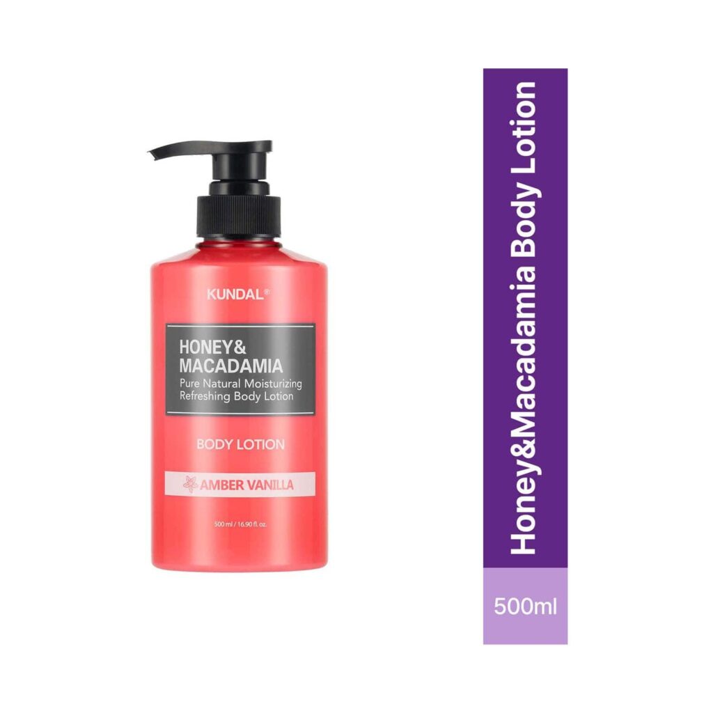 Kundal Amber Vanilla Honey & Macadamia Pure Body Lotion (500ml) - Kundal