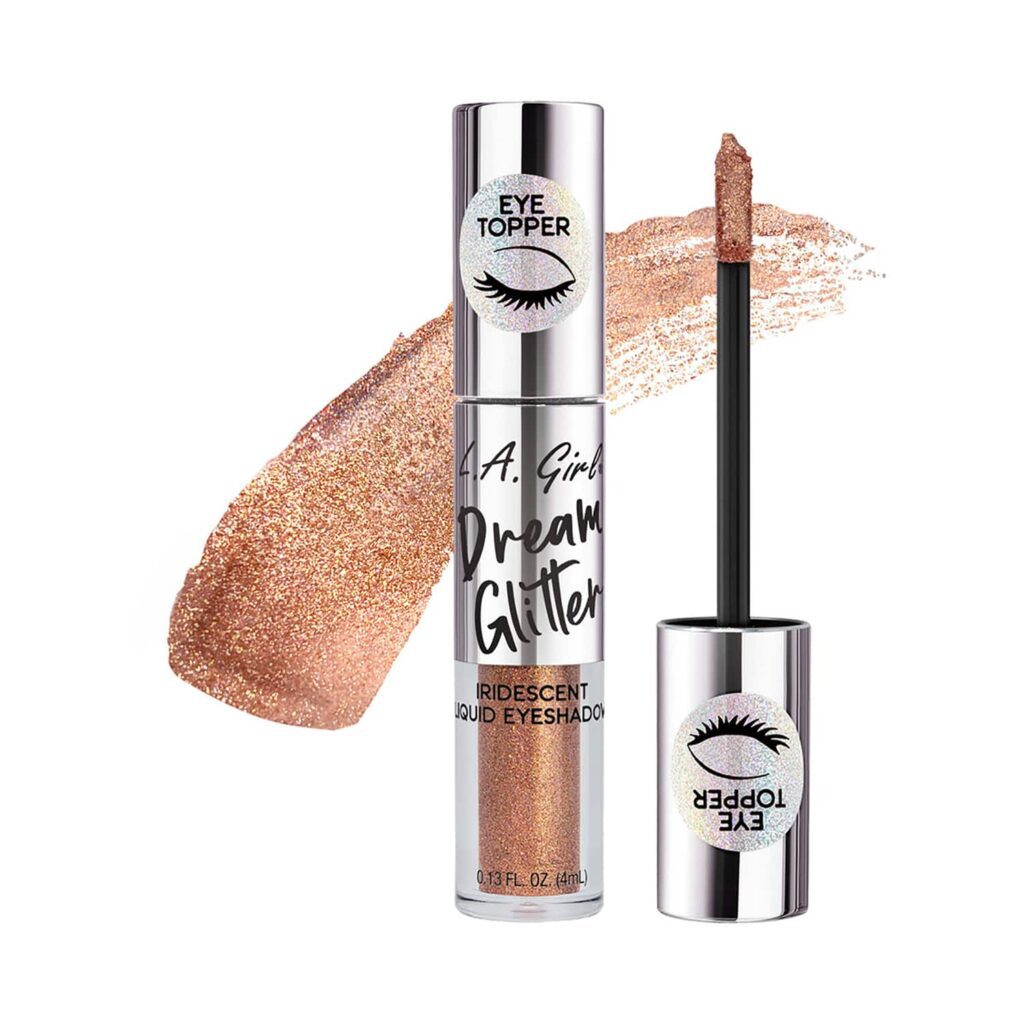 L.A. Girl Dream Glitter Liquid Eyeshadow - Rose Gold (4ml) - L.A. Girl