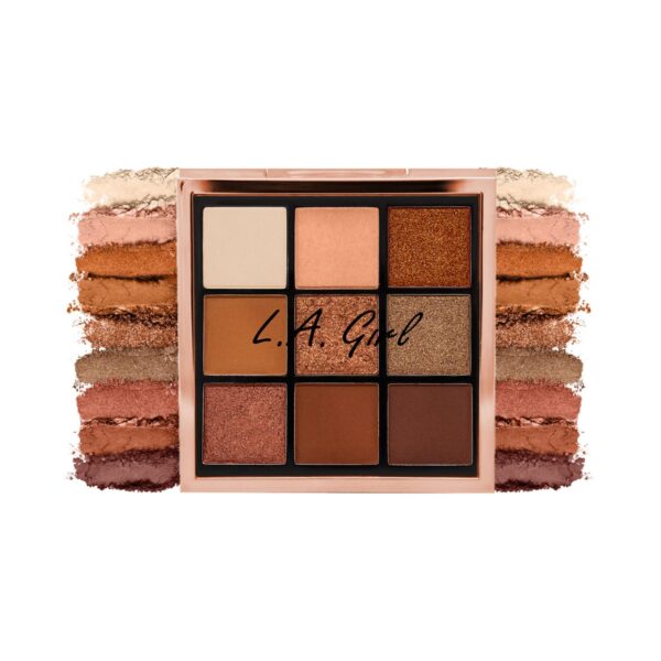L.A. Girl Keep It Playful 9 Color Eyeshadow Palette - GES435 Foreplay (14g) - L.A. Girl