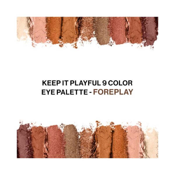 L.A. Girl Keep It Playful 9 Color Eyeshadow Palette - GES435 Foreplay (14g) - L.A. Girl