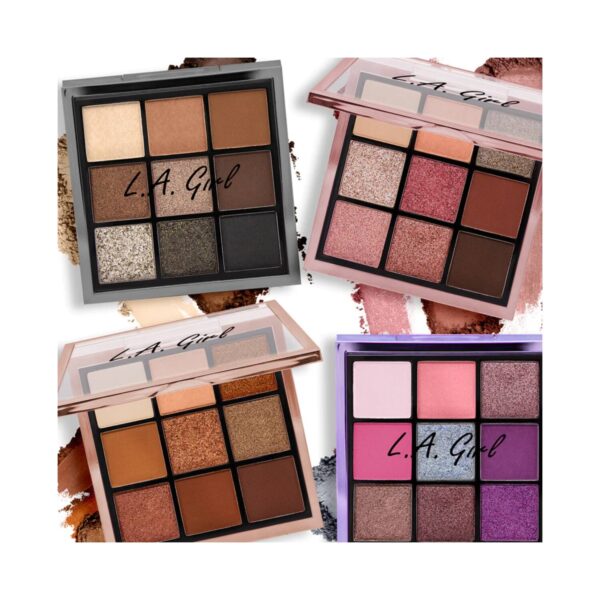 L.A. Girl Keep It Playful 9 Color Eyeshadow Palette - GES435 Foreplay (14g) - L.A. Girl