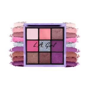 L.A. Girl Keep It Playful 9 Color Eyeshadow Palette - GES436 Playtime (14g) - L.A. Girl
