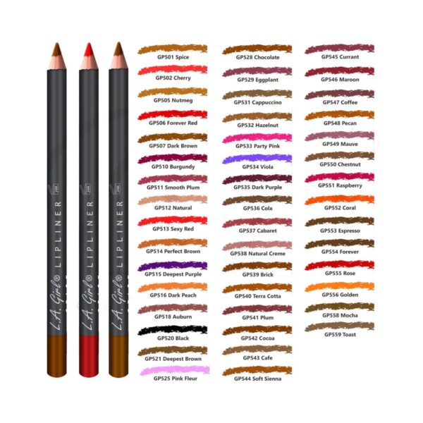L.A. Girl Lip Liner Pencil - Forever Red (1.3 g) - L.A. Girl