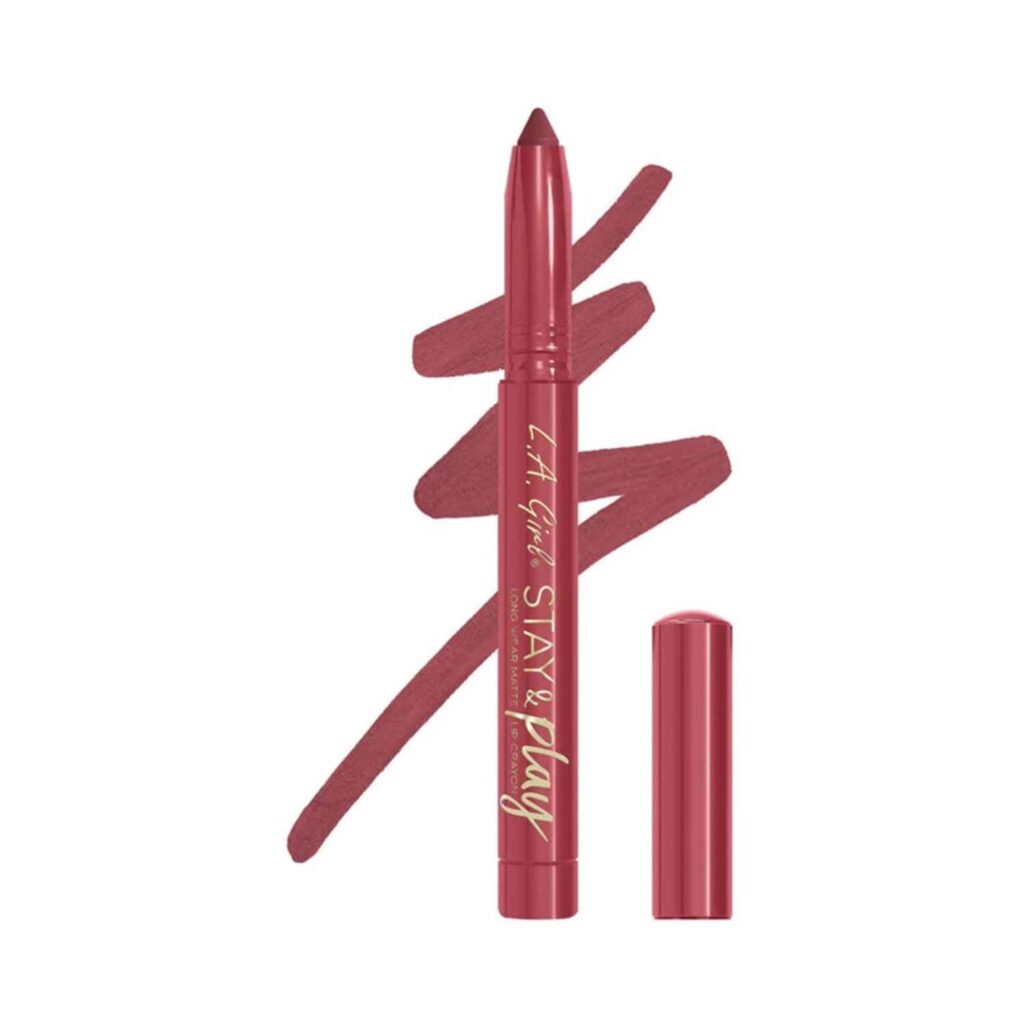 L.A. Girl Stay and Play Matte Lip Crayon - Promises (1.4 g) - L.A. Girl