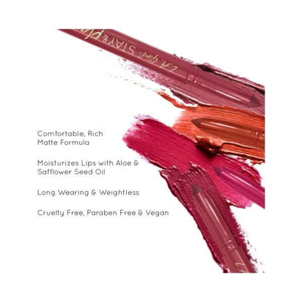L.A. Girl Stay and Play Matte Lip Crayon - Seriously (1.4 g) - L.A. Girl