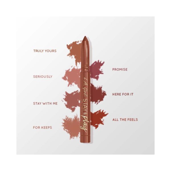 L.A. Girl Stay and Play Matte Lip Crayon - Stay With Me (1.4 g) - L.A. Girl