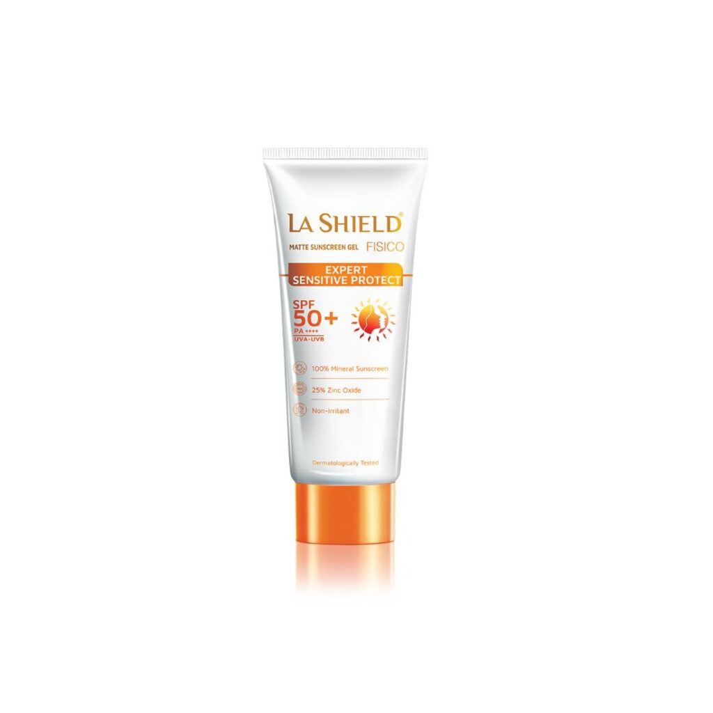 La Shield Fisico SPF 50 PA+++ Mineral Sunscreen | Water Resistant Upto 8 hours | Chemical filter free | Non-greasy | Lightweight | No White Cast | Broad spectrum | Dermatologist...